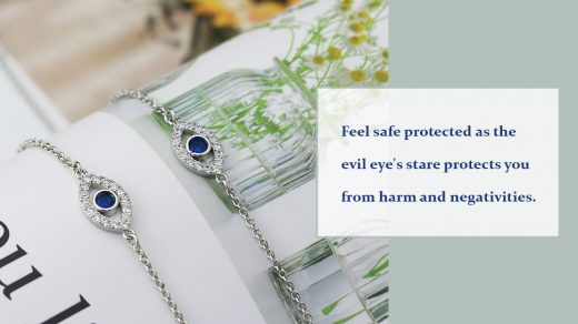Silver Evil Eye Bracelet